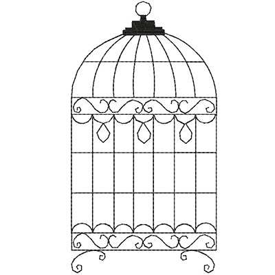 Matriz de matriz Matriz De Bordado Gaiola 16 Cm